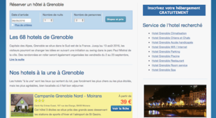 Guide des hôtels à Grenoble
