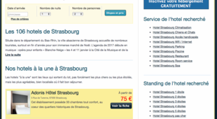 Réservation d'hôtels à Strasbourg