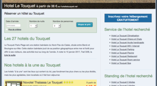 Liste des hôtels au Touquet