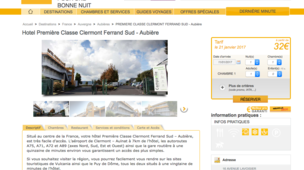 Première Classe Clermont Ferrand Sud - Aubière
