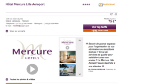 Mercure Lille Aéroport
