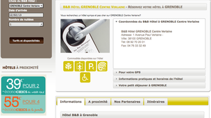 B&B Hôtel Grenoble Centre Verlaine
