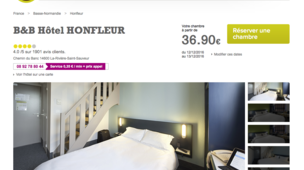 B&B Hôtel Honfleur