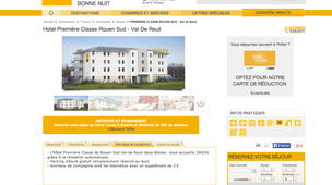 Hôtel Première Classe Rouen Val de Reuil