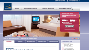 Suite Novotel Paris Porte de la Chapelle