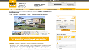 Hotel Première Classe Paris Ouest - Gennevilliers Barbanniers